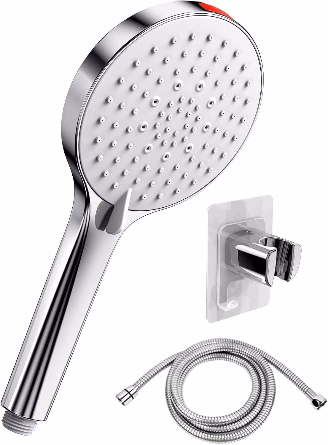 Set doccia da 1,6 metri, con tubo da 125 mm, dotato di getto ad alta pressione per il lavaggio, ideale per il bagno