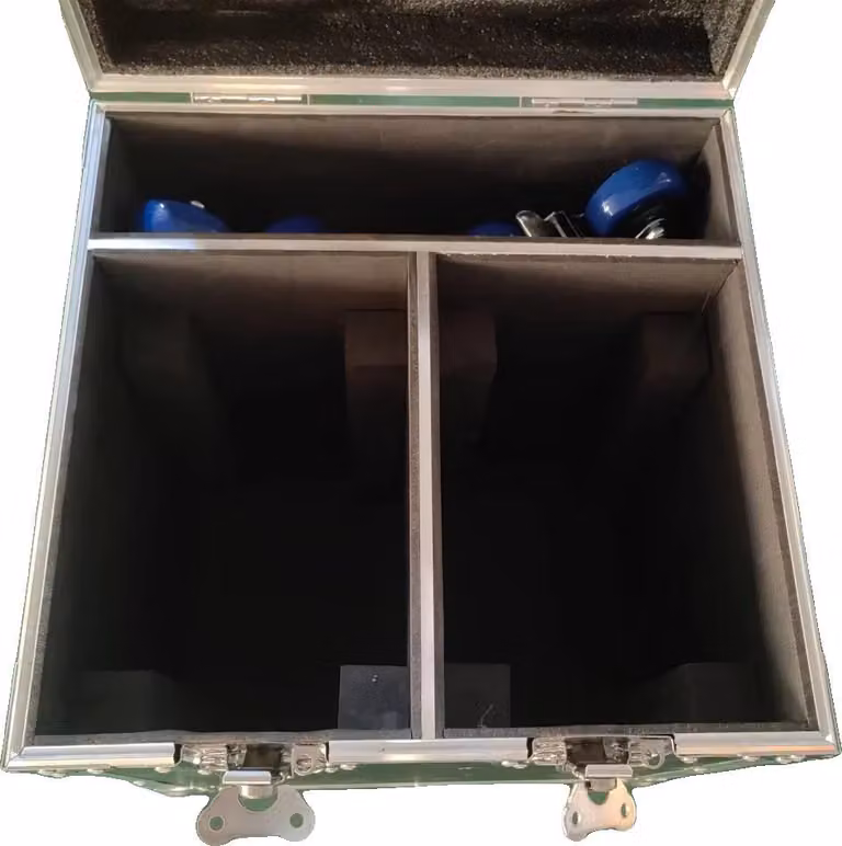 Effetto riflettore da palcoscenico, zoom del fascio RGBW, controllo DMX, solo flight case, spina UE