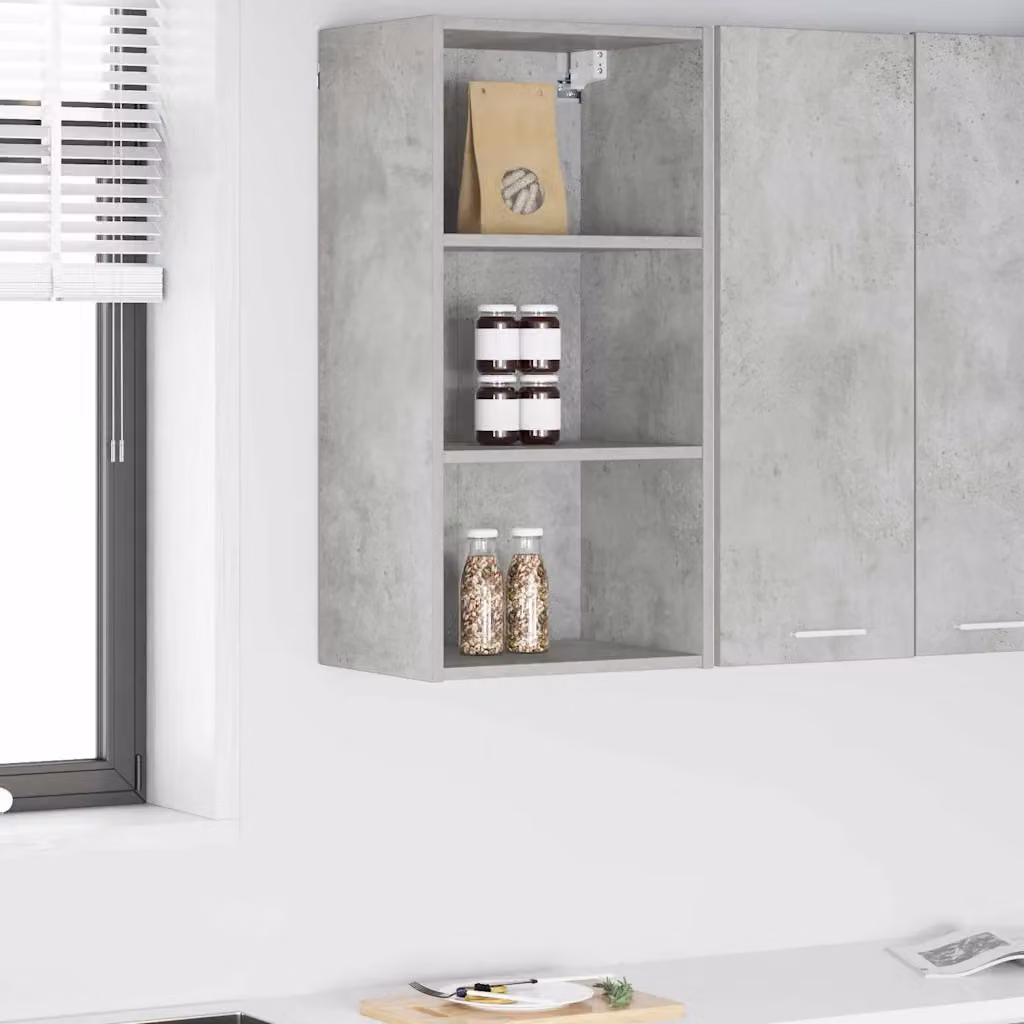 Armadio pensile da cucina vidaXL in MDF Grigio, L 40 cm x P 29,5 cm x H 80 cm