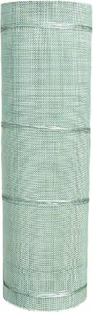 Tela quadra tipo pesante in acciaio zincato argento SIDEX H 100 2 x 2 mm