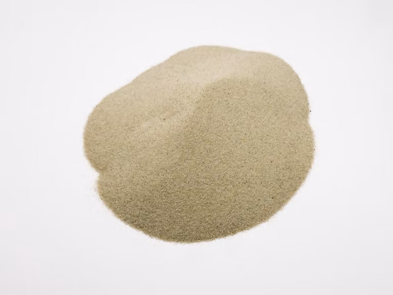 Sabbia di quarzo come materiale di modellazione per la fusione dei metalli, peso: 5 kg