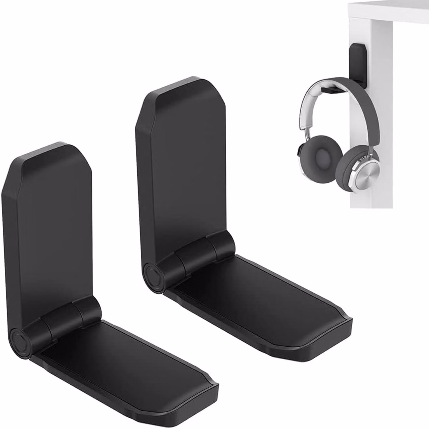 Solidchoice - Supporto adesivo per cuffie da scrivania