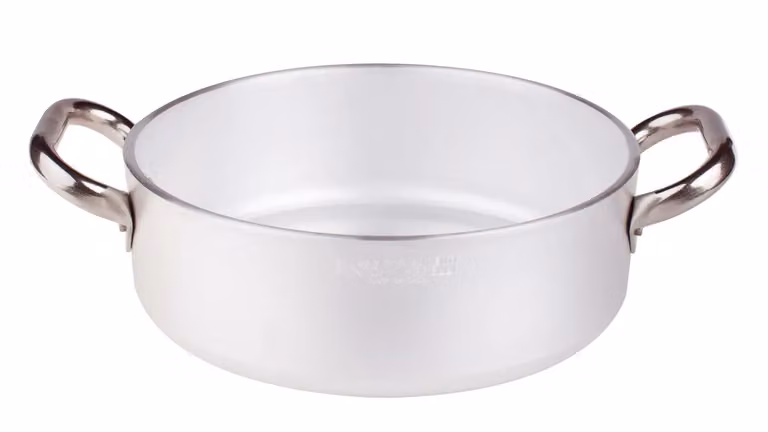 Casseruola Bassa Radiante in alluminio 5mm con due maniglie, diam. 55cm