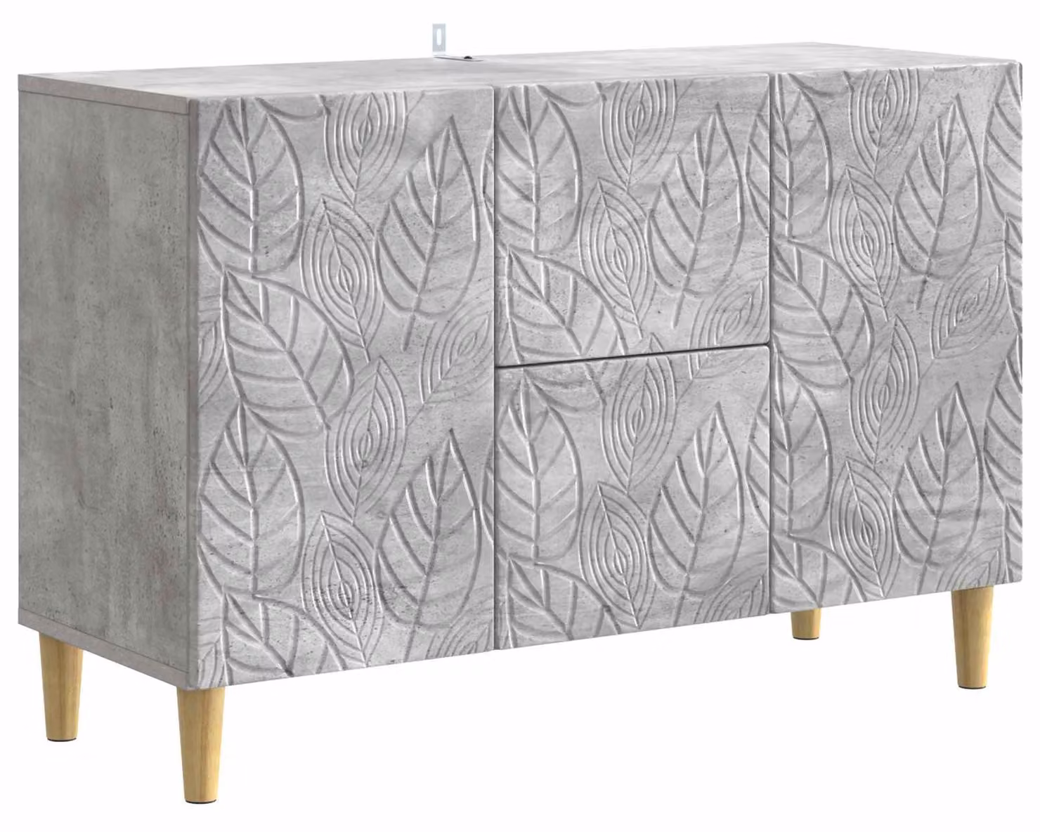 Credenza Grigio Cemento 89 x 34,5 x 60 cm Legno ingegnerizzato