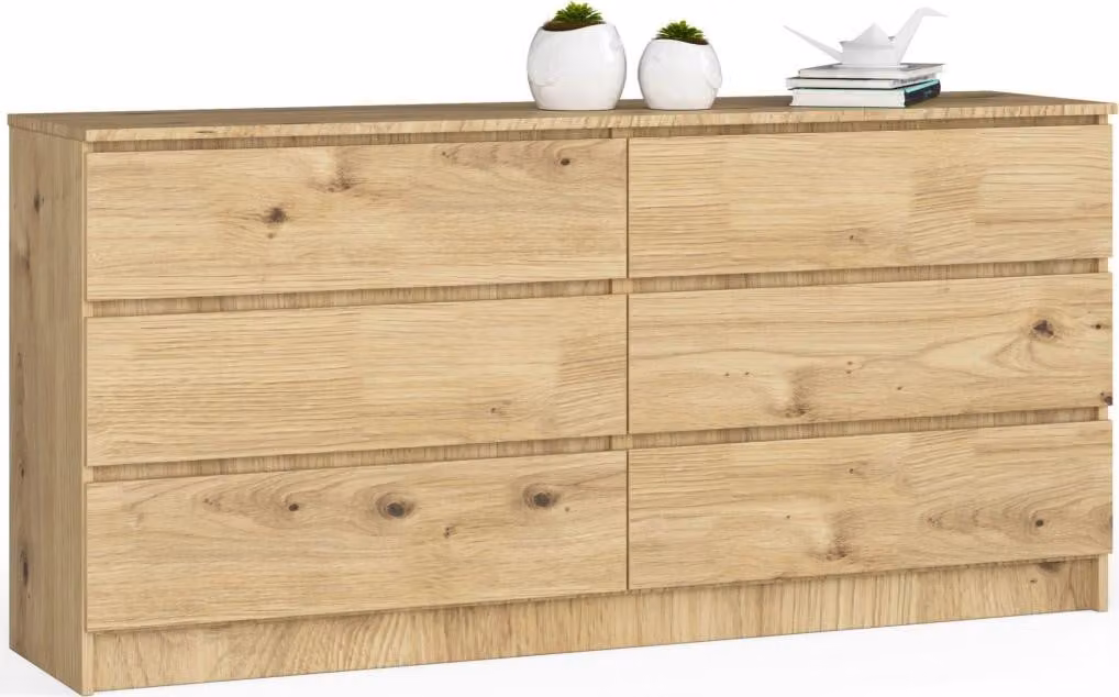 Cassettiera spaziosa SAVRILA - rovere artisan