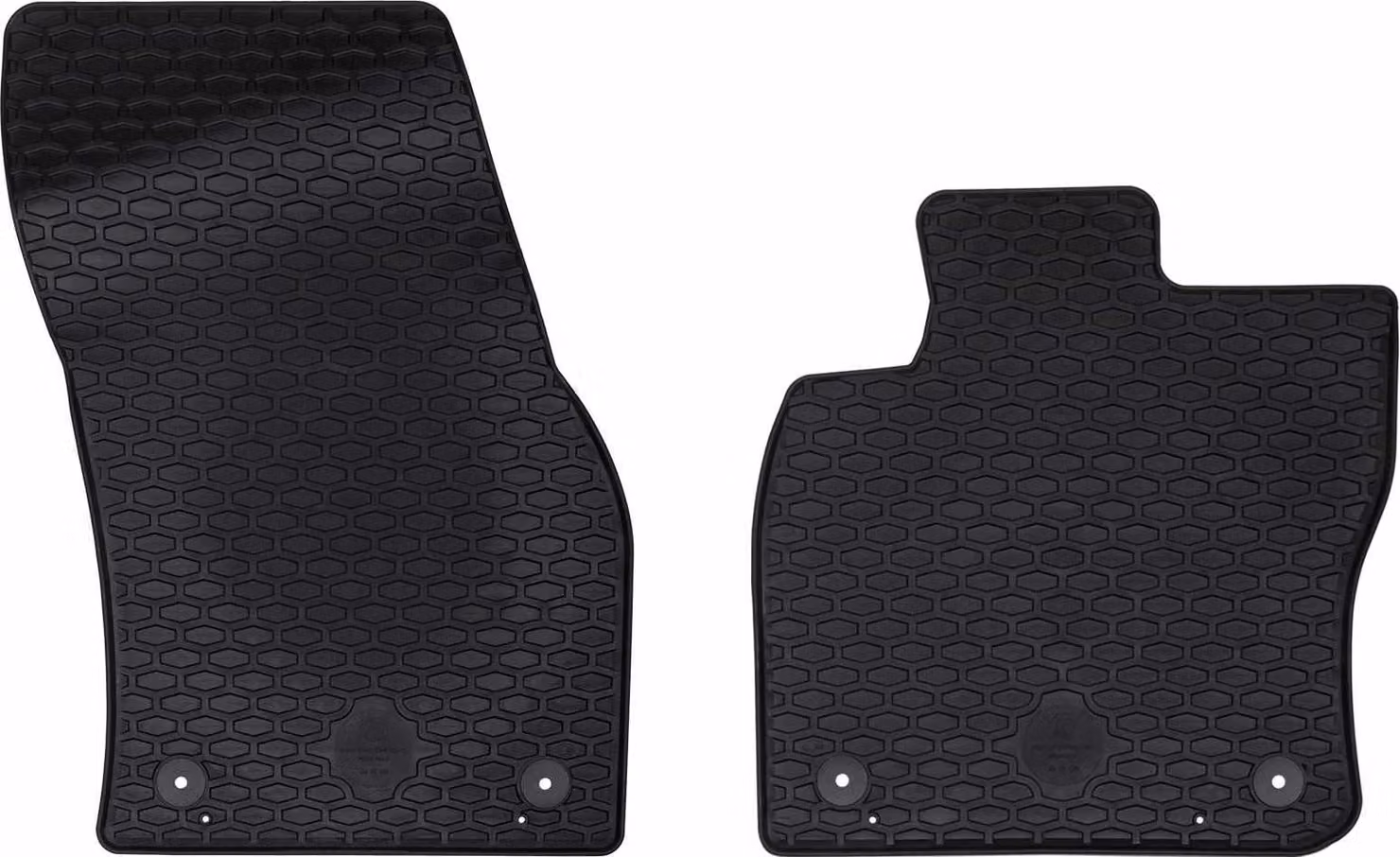 Tappetino per Auto 2 pcs Nero adatto per VW CADDY 2020- Gomma