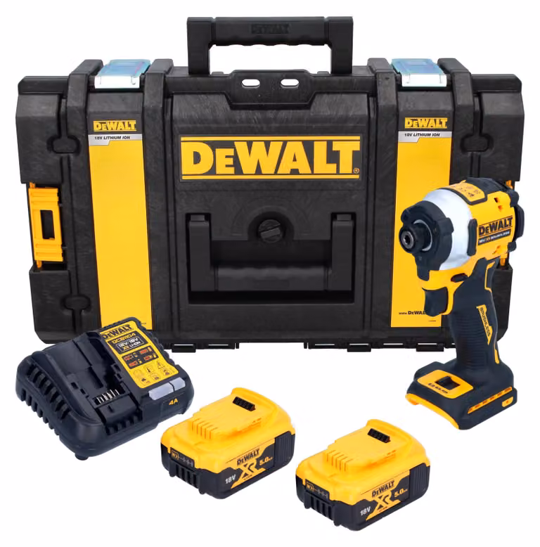 Avvitatore a impulsi a batteria DeWalt DCF 850 N 18 V 205 Nm 1/4" brushless solo - senza batteria, senza caricabatterie