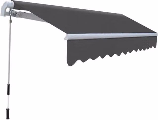 Tenda da Sole | Tenda parasole Pieghevole Manuale 300 cm Antracite