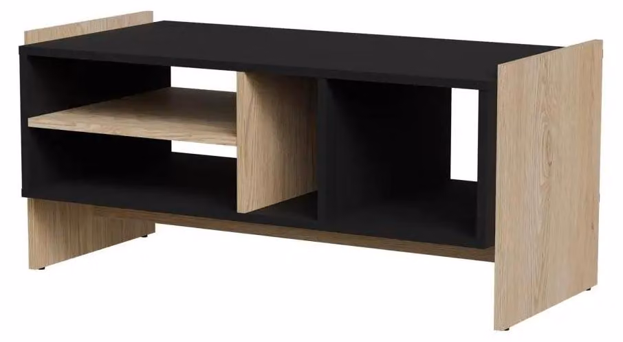 Panca PORTO tavolo/banca 100x50x46 quercia/nero