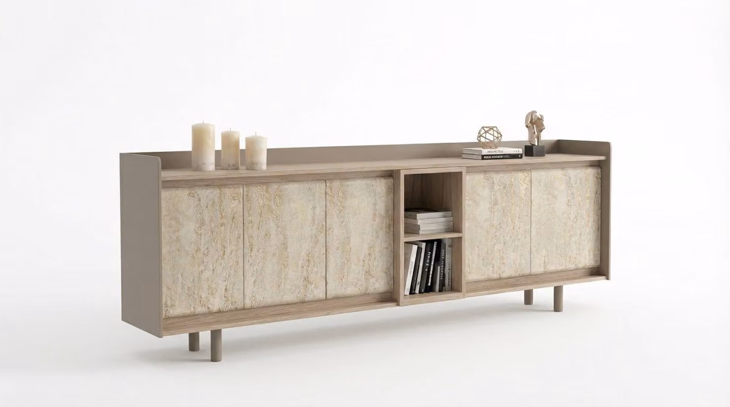 Design, mobile contenitore, credenza, moderno, soggiorno, mobili spazio contenitivo
