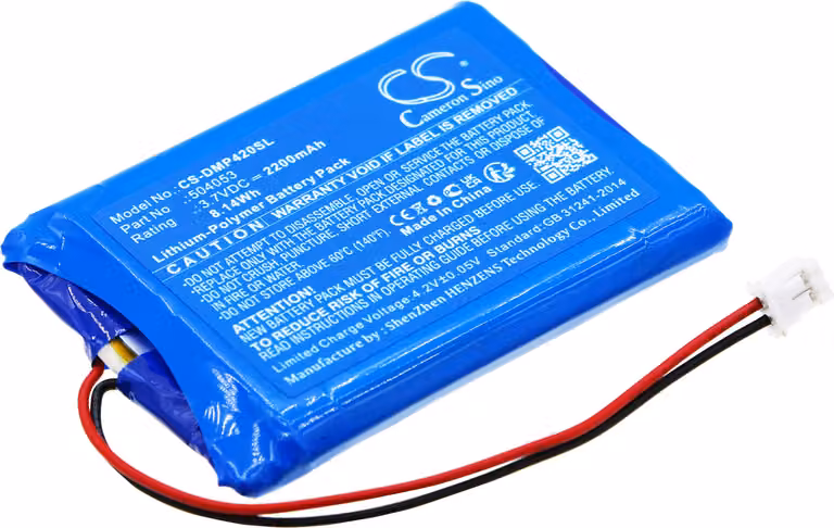 TECHTEK Batteria compatibile con [Drager] MSI FG4200, MSI PG4000 sostituisce 2450-3004, per 504053
