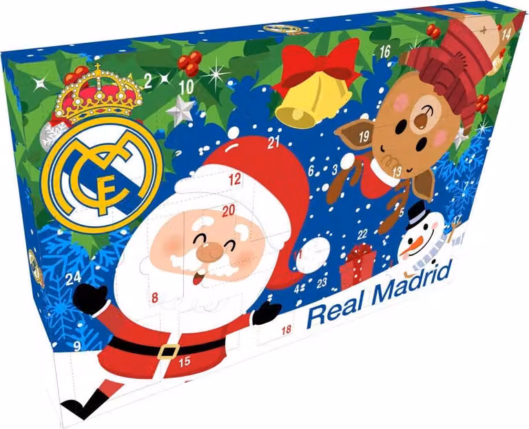 Calendario dell'Avvento del Real Madrid con 24 sorprese e oggetti da collezione