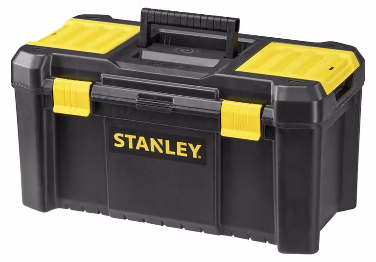 Stanley - Cassetta degli attrezzi "Essential" AW2121 (240 cm x 480 cm x 250 cm) (nero/giallo)