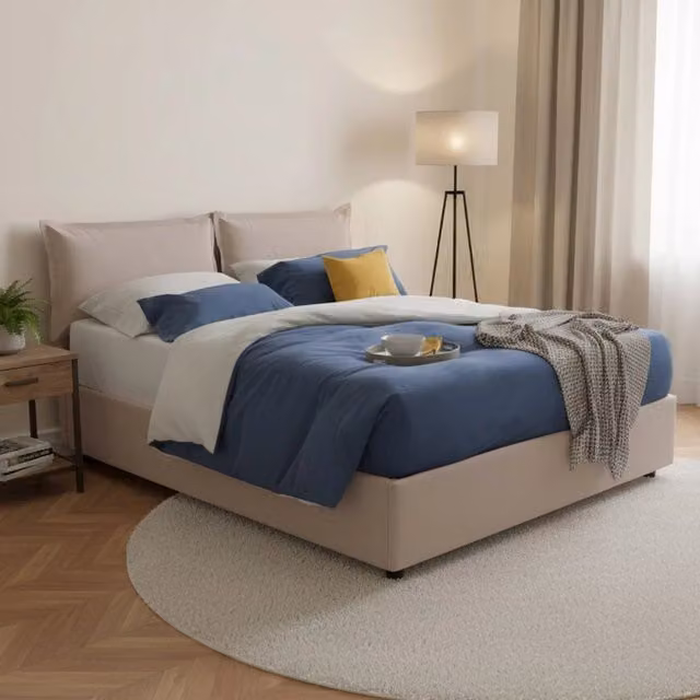 Letto Matrimoniale Contenitore Acrab Talamo Italia Grigio 160x200 cm – 1