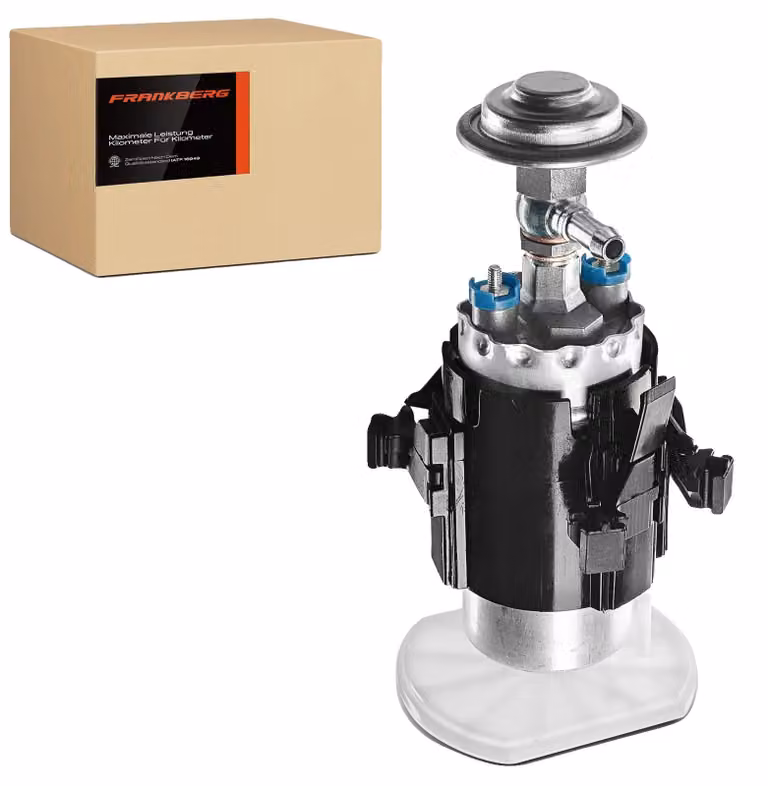 Pompe per carburante, diametro 52 mm, lunghezza 187 mm, tensione 12 V, pressione di esercizio 5 bar, portata 100 l/h