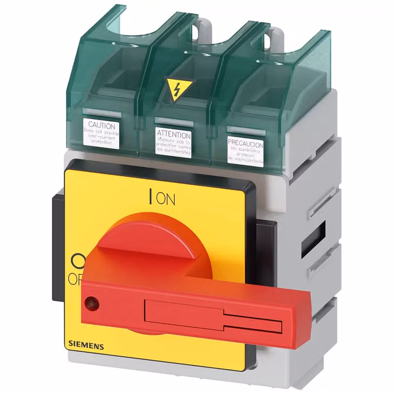 Siemens SENTRON, sezionatore di carico 3LD5 UL, interruttore di arresto di emergenza, a 3 poli, omologato 3LD58000TK13