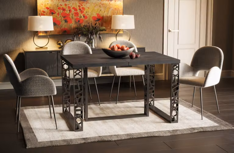 Tavolo allungabile EWEREST 130(250)x80 cemento scuro