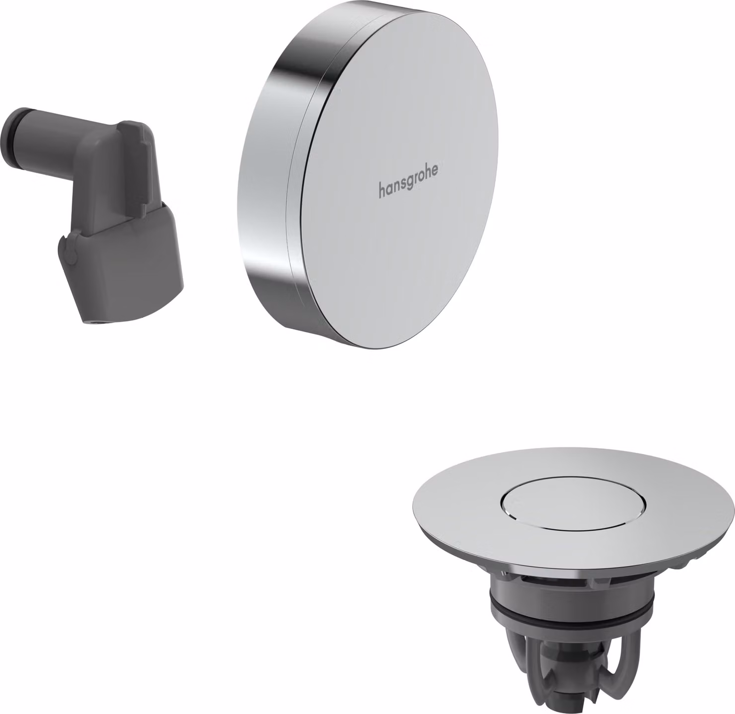 Kit di riempimento e troppo pieno per vasca da bagno, cromato, scarico a pressione, 23 l/min
