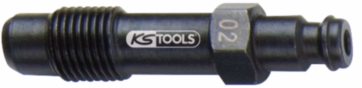 KS Tools Adattatore per candelette, M12x1,25 con filettatura esterna, lunghezza 55 mm