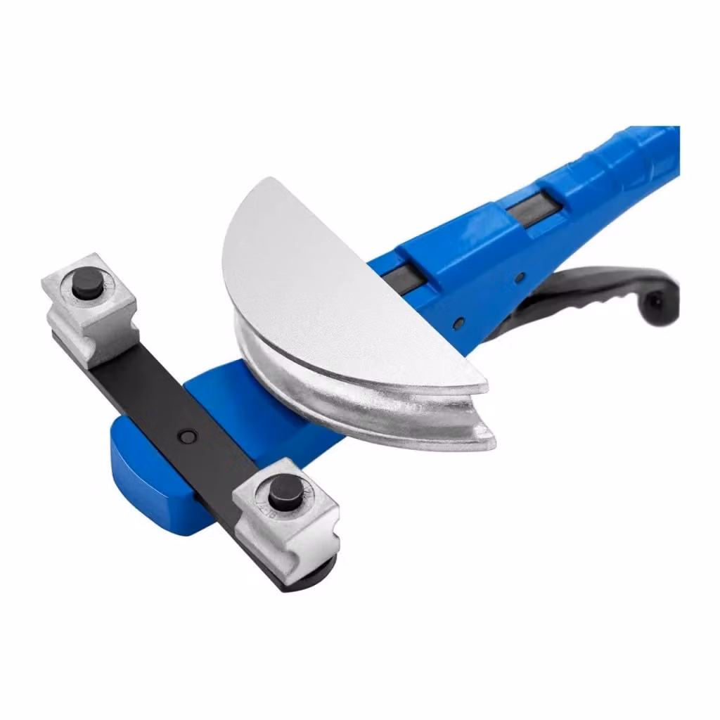 Piegatubi manuale in lega di alluminio blu per tubi da Ø 10 a 22 mm con angolo ≤ 90° – 2