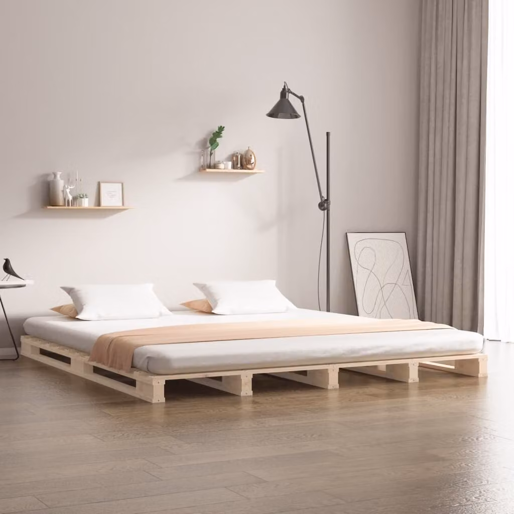Maison Exclusive - Letto a doghe 140x200 cm in legno massello di pino