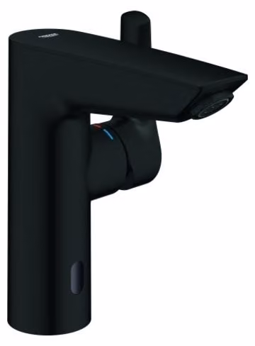 Grohe Eurosmart Mitigeur monocommandé pour lavabo, M-Size, saillie 122mm, vidage Push-Open, déclenchement sans contact, alimentation par pile, 239752433, 239752433