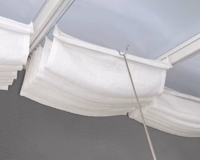 Tenda da tetto in poliestere per pergola Palram, colore bianco, 3 x 6,2 m