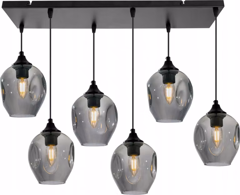 Moderna Lampada A Sospensione In Vetro