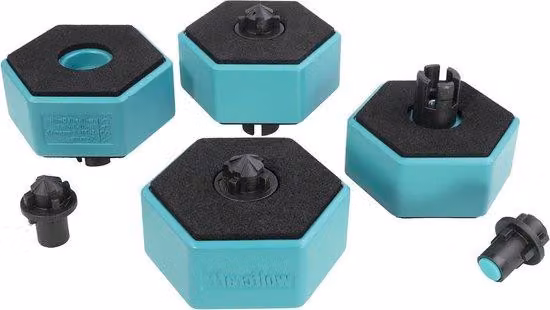 Cuscinetti di supporto per pezzi - Cuscinetti di sicurezza con effetto antiscivolo - Set da 4 pezzi