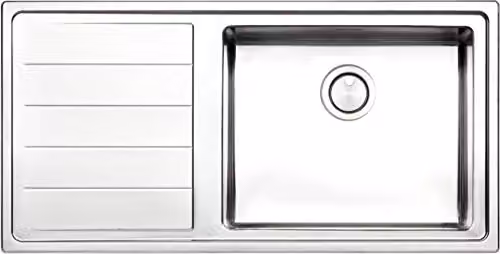 APELL Lavello Incasso Gocciolatoio Sinistro Spazzolato LNP1001ILBC