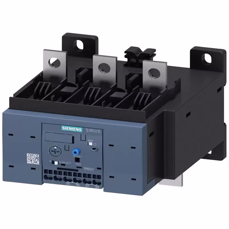 Relè di sovraccarico Siemens, 50-200 A, per protezione motori, S6, CLASSE 20, ripristino manuale-automatico 3RB20562FF2