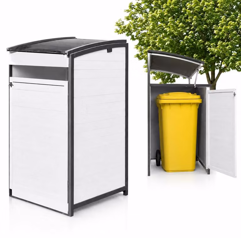 Mucola cassonetto per rifiuti da 2 tonnellate cassonetto per rifiuti cassonetto per rifiuti casa cassonetto per rifiuti cassonetto per giardino cassonetto in legno - cassonetto aggiuntivo