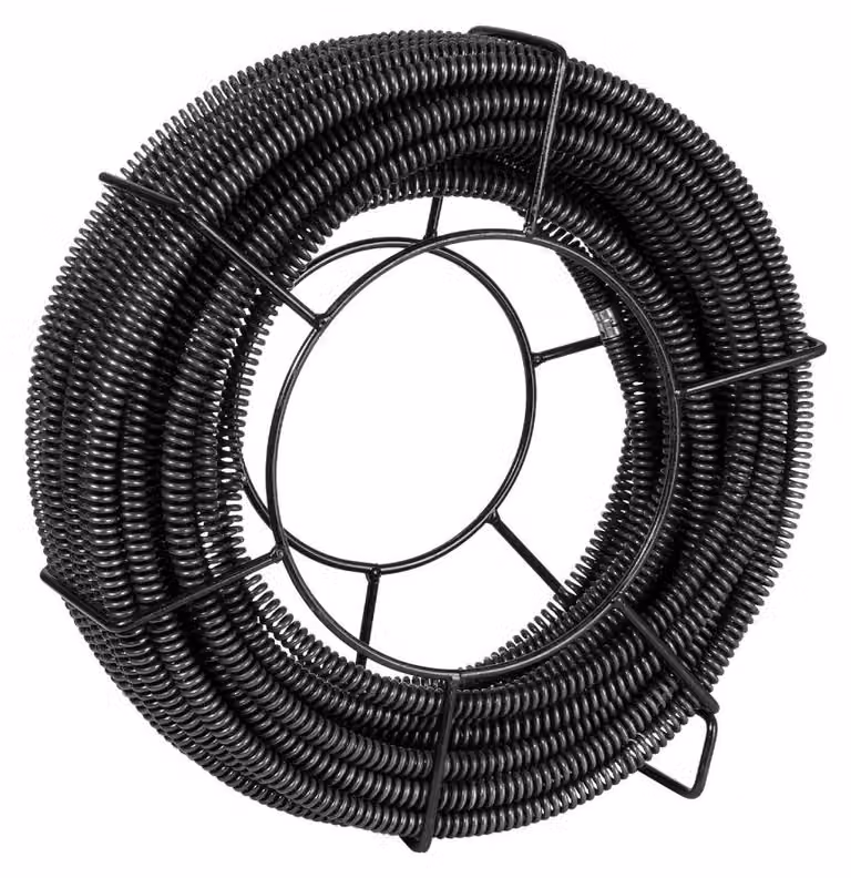 Spirale per la pulizia delle tubature, lunghezza 30 metri, con 7 lame, diametro 16 mm