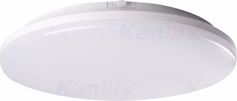 Plafoniera LED rotonda STIVI bianca 24W, luce bianca neutra 3120 lm, materiale plastico, dimensioni: 5,4 x 28 x 28 cm, IP65, Kanlux