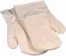 Set di guanti da forno TRIX in cotone per adulti, colore beige