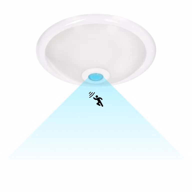 Plafond con paralume in vetro lattimo rotondo 30 cm 2xE27 60W bianco Mario Eko-Light