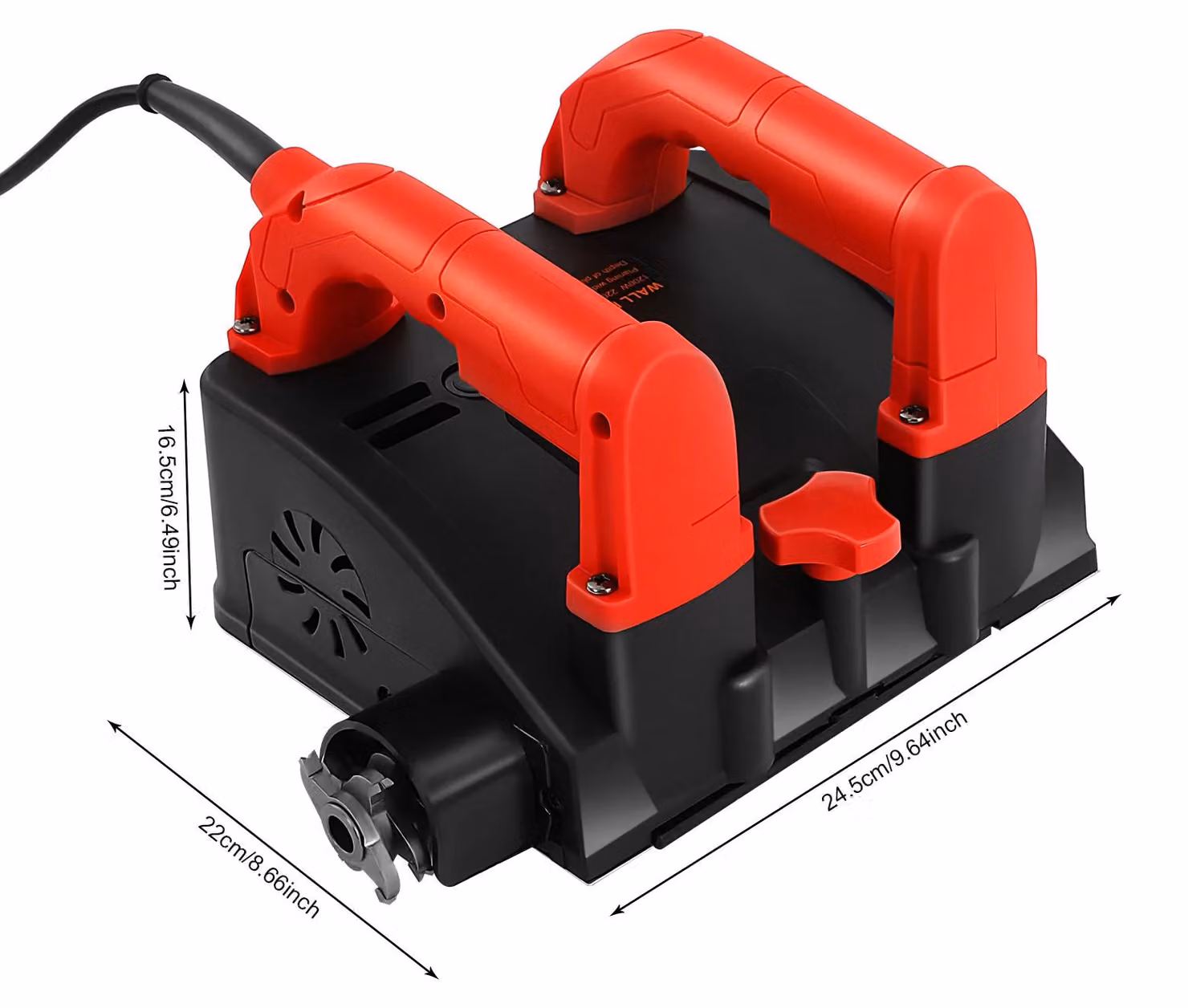 Parola chiave principale: 1200W di potenza, 3000 giri al minuto, colore rosso