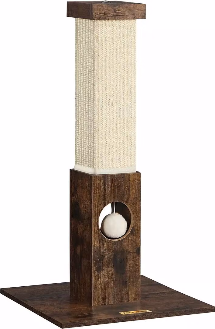 In And OutdoorMatch tiragraffi Fatima - 73cm - Per gatti - Marrone - Tiragraffi - Gioco per gatti - Adatto anche per piccoli gattini