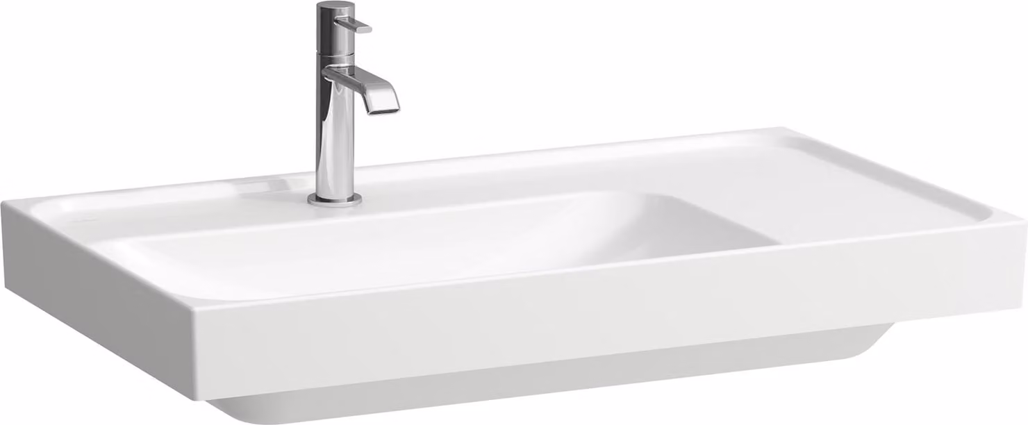 LAUFEN MEDA lavabo, encastrable, 800x460mm, tablette à droite, 1 trou pour robinet, sans trop-plein, H8171167571111, H8171167571111