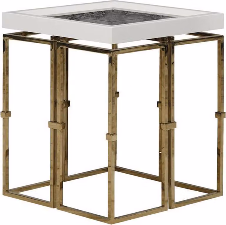 Beistelltisch Couchtisch Kaffeetisch Sofatisch Tisch Wohnzimmer Gold