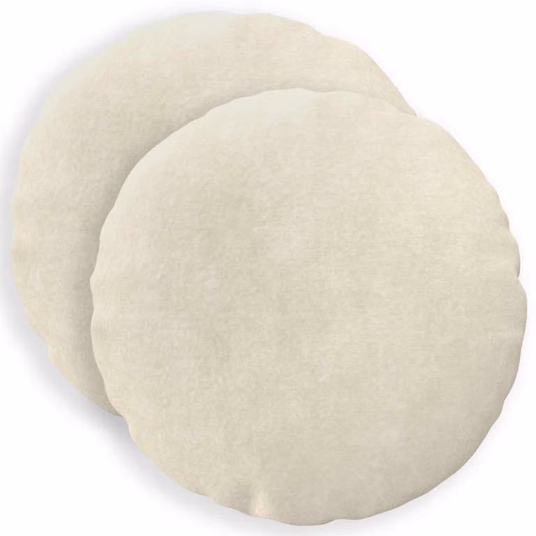 vidaXL Cuscino con cuscino HEERLEN 2 pz Crema Fleece in microfibra