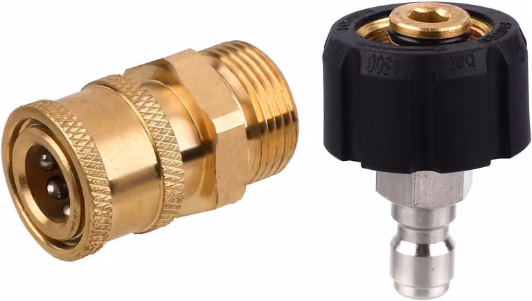 Solidchoice - 2 adattatori per idropulitrici ad alta pressione, da M22-14mm a raccordo rapido da 1/4 di pollice