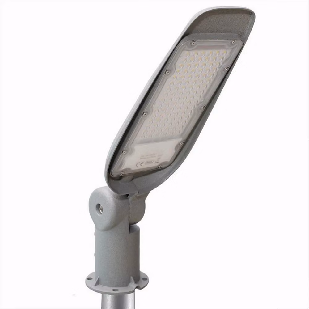 Lampada Stradale LED Trade Shop LP-200 Inclinabile, Faro Esterno da 200W con Luce Bianca Fredda 6500K, Colore Grigio, Grado di Protezione IP65 – 2