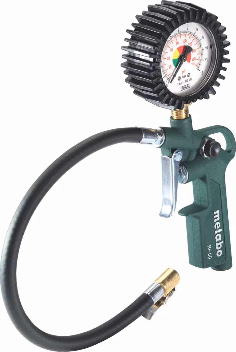 Pistole per gonfiaggio pneumatici con manometro ad aria compressa RF 60