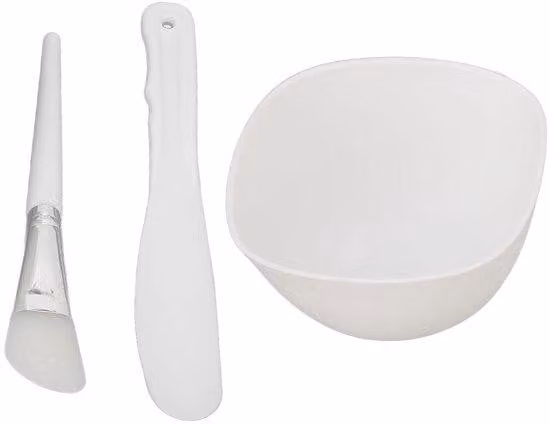 Set di spazzole in silicone per maschere viso - 3 pezzi - ideale per la realizzazione di maschere viso fatte in casa