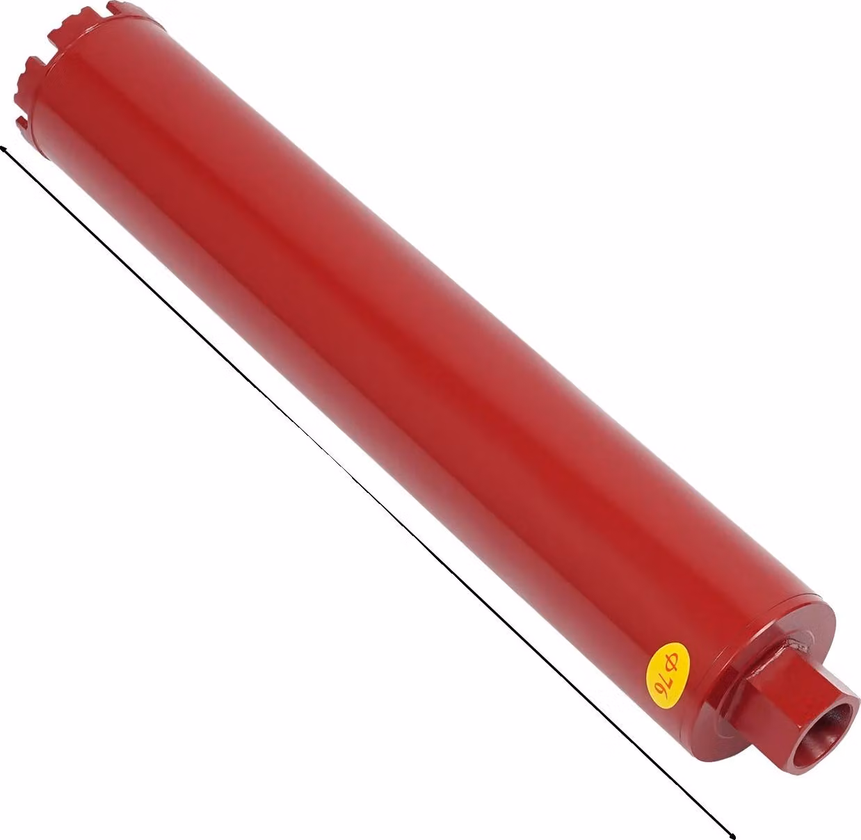 Trapano a nucleo, profondità di foratura 410 mm, design dei denti piatto, rotante
