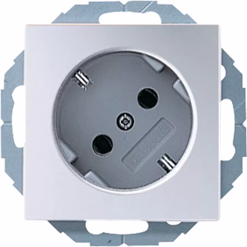 Jung A520-45KIAL Presa SCHUKO® a 45°, 16 A 250 V ~ alluminio