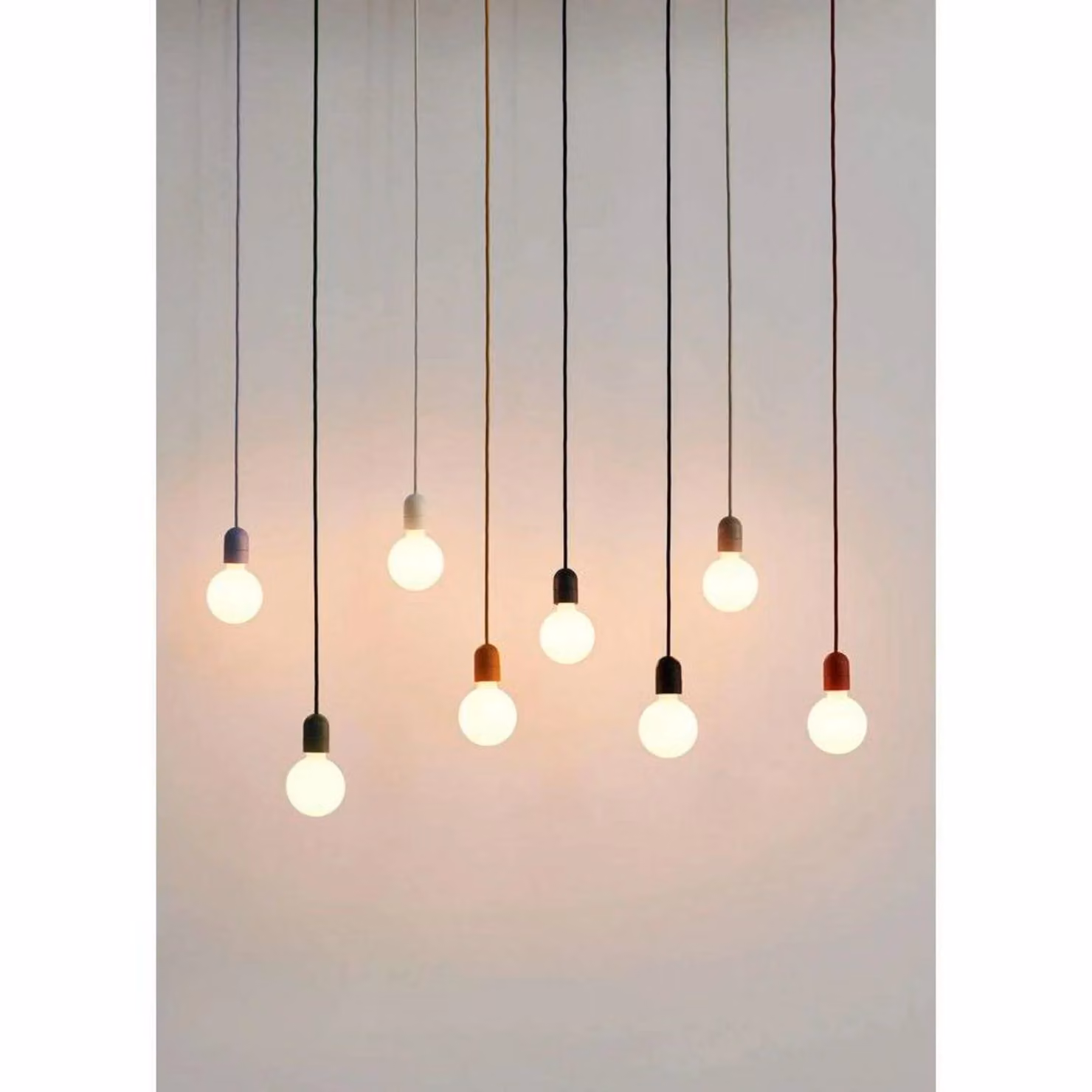 HAY Lampada a sospensione Common, dimmerabile, Blu, Soggiorno / Sala da pranzo, Plastica, Lampada a sospensione