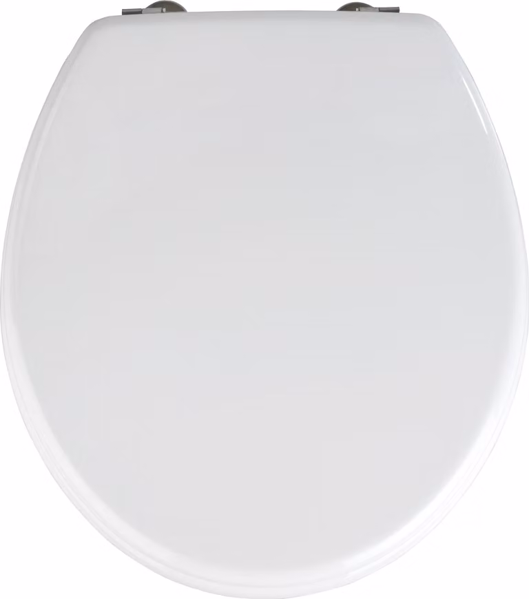 WENKO WC SEAT PRIMA bianco Coperchio per wc Sedili per wc MDF Cassette per ospiti bagno