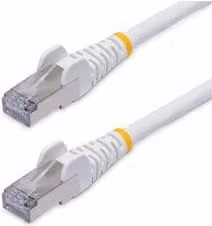 Cavo di rete Ethernet LAN Startech.Com CAT8 S/FTP Patch Cable Bianco, Lunghezza: 3 m
